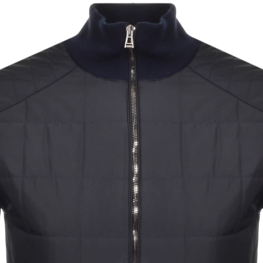 Alternative Image for ProductBelstaff Kelby Full Zip Knit Jumper Navy2